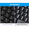 (2PCS) Ukrainian Keyboard Stickers, Ukraine Keyboard Letters Replacement Sticker with