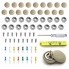 60PCS Car Roof Headliner Repair Kit, Auto Roof Snap Rivets