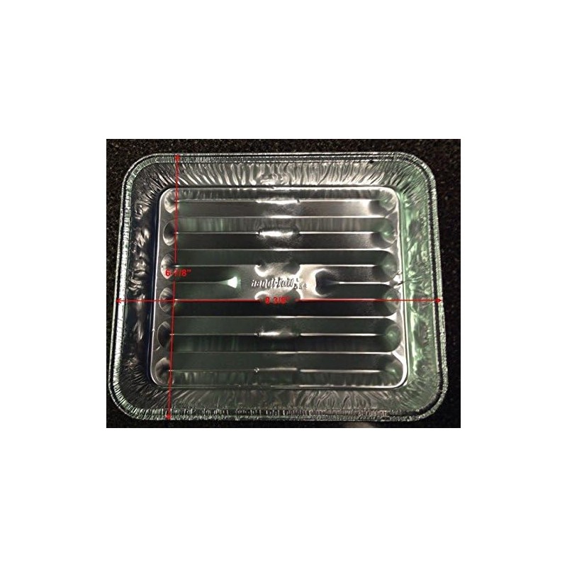 Handi-Foil 8" x 7" x1.3" Small Mini Toaster Oven Broiler