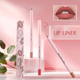 Eshioh Peel Off Lip Liner Stain, Long Lasting Lipstick, Lip Pencil for Shaping & Sculpting Lips, Lip Makeup Flawless, Smudge-Proof, Non-Sticky #05 Rosewood