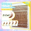 Curl Wispy Individual False Eyelash With Lash & Tweezers Kit,