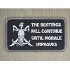 THE BEATINGS WILL CONTINUE PIRATE SKULL TACTICAL SWAT HOOK MORALE