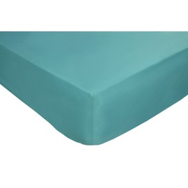 Impressions Fusion Soft Touch Microfibre Polyester Kingsize Teal Fitted Sheet (Pillowcases Sold Separately)