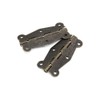 JINXM Antique Bronze Embossing Latch Hasps (for Lock) with Hinges