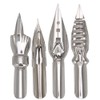 Vintage Feather Dip Pen with Ink 4 Nibs Set School
