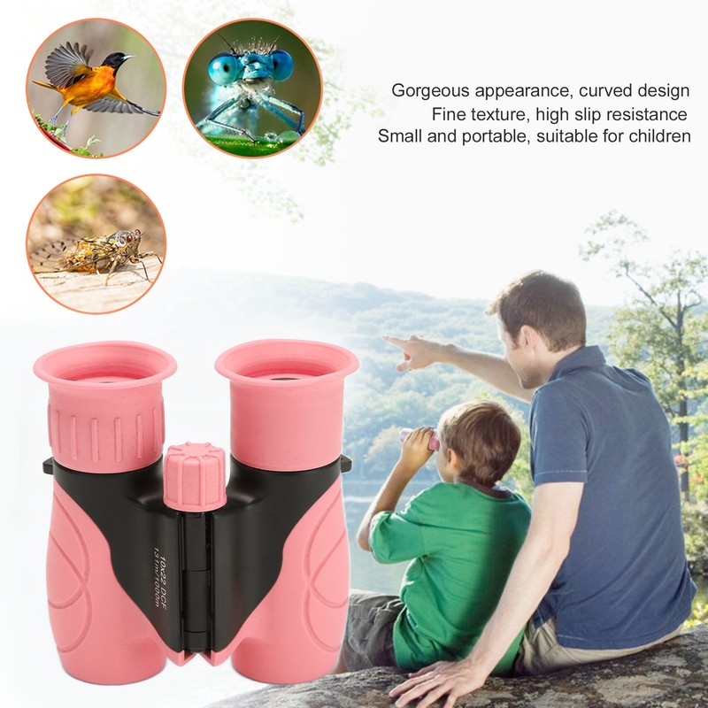 Kids Binocular Portable High Definition Compact Telescope with Lanyard for