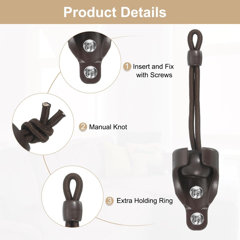 sourcing map 10Set Universal Sun Shade Replacement Parts, Bungee Tie