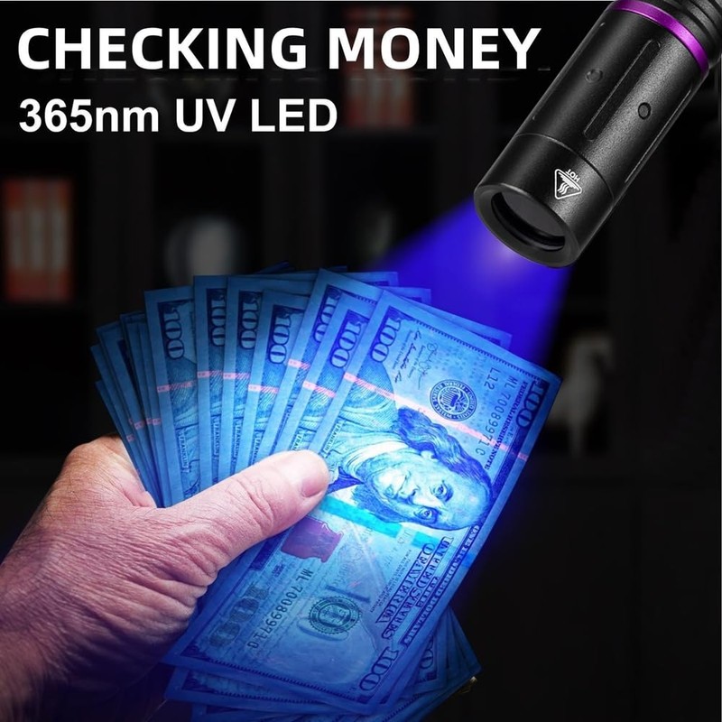 Alonefire P68 365nm Mini UV Flashlight