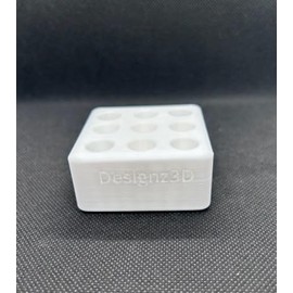 Desk Organizer for 510 Cartridges, Pens and Pencils - 9 Spaces (White)