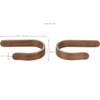 2 x Waveply Wood Curtain Holdbacks Plywood Drapery U Shaped