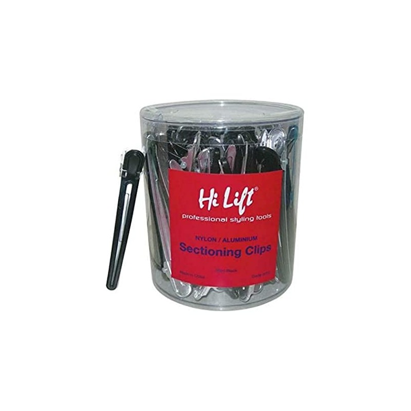 Hi Lift Nylon Aluminium Sectioning Hair Clips Set 36 count