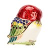 Metal Trinket Box Owl Shape Shiny Exquisite Zinc Alloy Jewelry