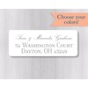 60ct - Wedding Invitation Return Address Labels, Return Address Stickers