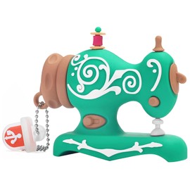 32 GB USB Stick Sewing Machine Pattern Memory Stick Interesting USB Flash Drive External USB Data Storage Thumb Drive Green
