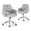 Costway Home Office Modern Chair Accent Chair Adjustable Task Swivel