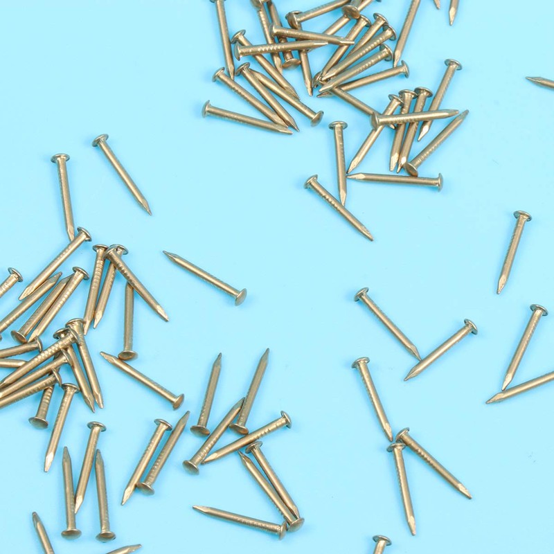 SUPVOX 100pcs Copper Nails for Killing Trees Stump Removal Spikes