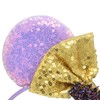 ECOSCO 2 Pcs Mouse Ears Headbands Glitter Sparkly Princess Ears