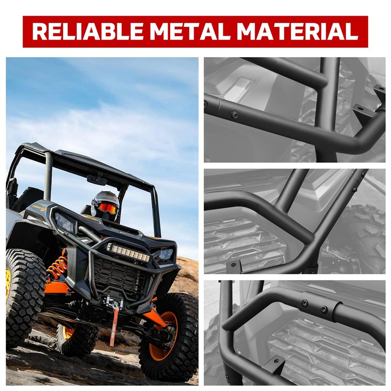 XUTVOTOR Front Bumper Guard for Can Am Commander, Heavy Duty