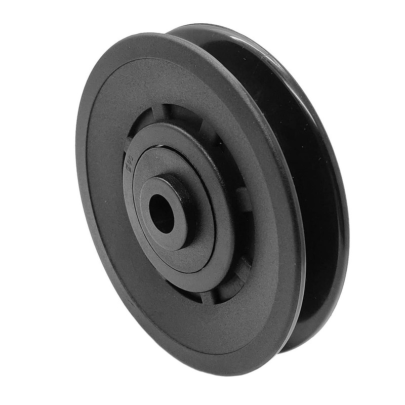 90mm Pulley Wheel Bearing Nylon - Grooved Edge Wearproof Pulleys