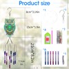 Reofrey Owl 5d Diamond Art Painting Wind Chimes Kits, Hanging