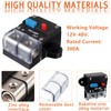 JAMHER 300A Circuit Breaker 300AMP Resettable Inline Circuit Breaker Manual