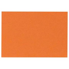 LUXPaper A6 Flat Cards | 4 5/8" x 6 1/4" | Mandarin Orange | 100lb. Cover | 250 Qty