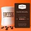 Fresh Roasted Coffee, Dark Brazil, Med-Dark Roast, 24 Pods for