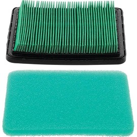 17211-ZL8-000 Air Filter Combo – Rectangular Element with Foam Pre-Filter – 5-1/4" × 4-1/2" × 3/4" Fits Honda GC135, GC160, GCV135, GCV160, GCV190, GX100, GXV57 Engines.