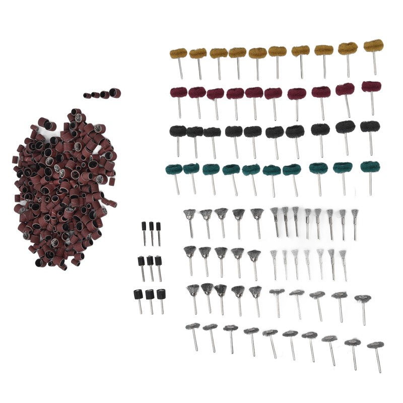 423Pcs Sanding Drum Sleeves Buffing Polishing Wheel Set Drums Mandrels