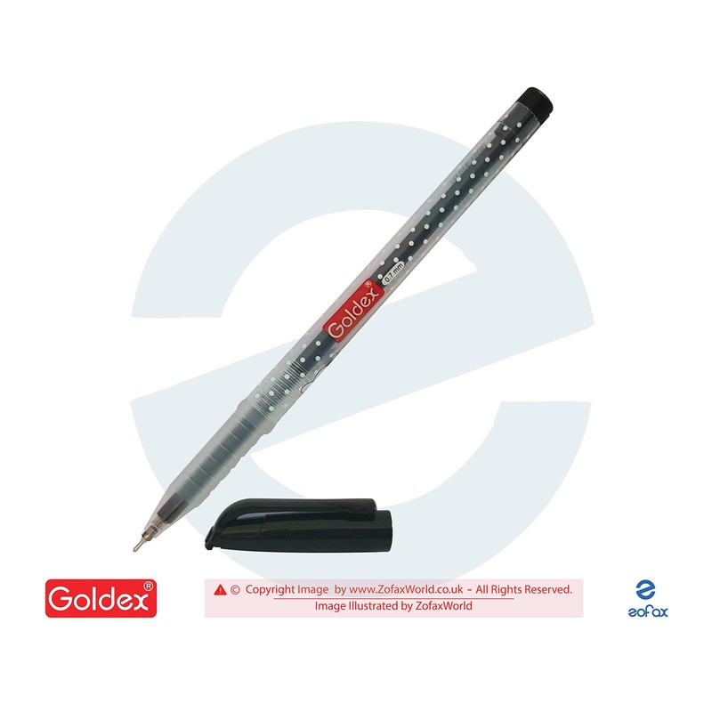 Goldex 5 x 0.7mm Ball Pens Cotton Doll Ball Point