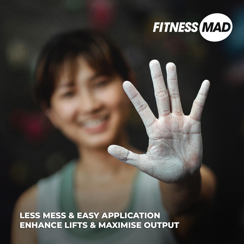 Fitness Mad LIQUID CHALK, Extra Strength & Sweat Free Hand,