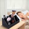 Jesustree Desk Organiser with 5 Compartments, Multifunctional Leather Office Pen