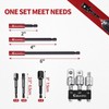 ColumPRO 22PCS Superbit Flexible Drill Bits Extension&Universal Socket Tool Set,