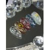 Glitter Gem Handmade Nail Tips - Pink / 글리터젬 수제네일팁