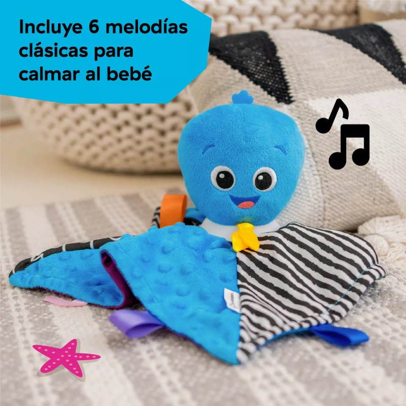 Baby Einstein Mantita Para Abrazar Pulpo Baby Einstein Color Azul