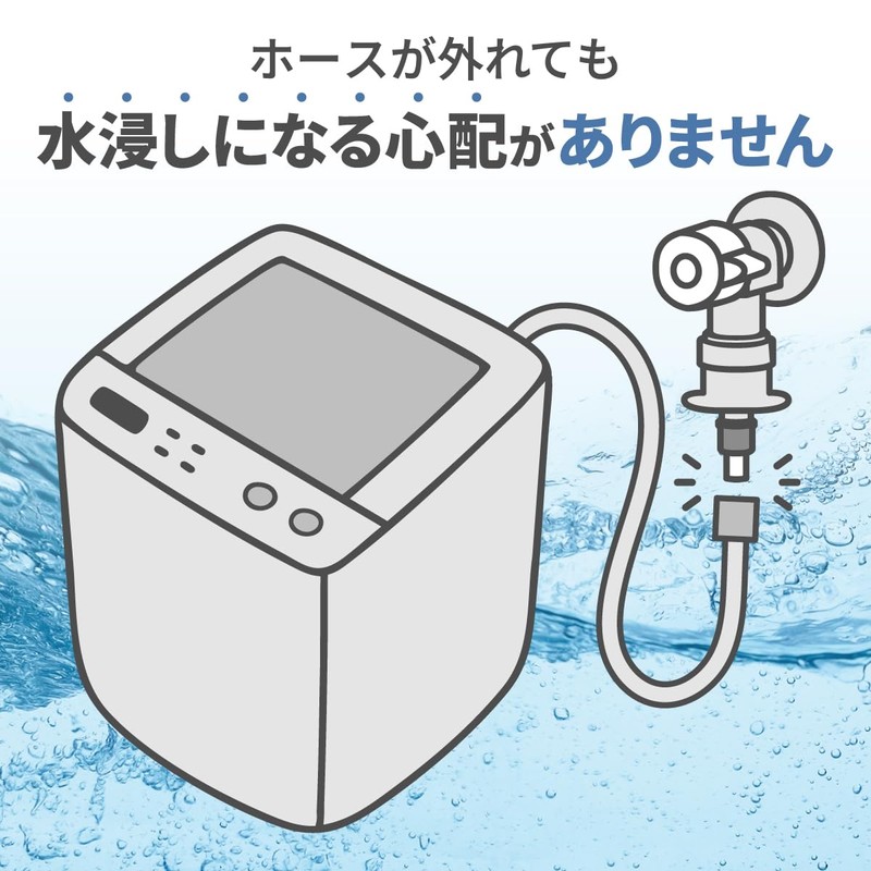 TOTO TW11RF Washing Machine Faucet (with Emergency Water Shut-off Valve)