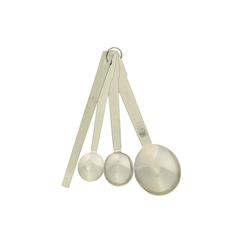 Pearl Metal C-9468 Essential Measuring Spoons with Spatula, Set of