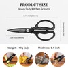 Sunnecko Kitchen Scissors, Cooking Scissors, Kitchen Shears, Detachable, Dishwasher Safe,