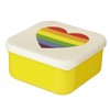 Puckator Somewhere Rainbow Reusable Lidded Snack Pot Lunch Box Set