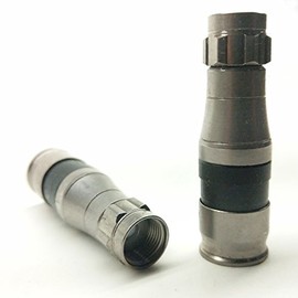 50 Pieces RG11 Belden PPC EX11N716PLUS Coaxial Cable Compression Connector Nickel and Anti-Corrosion RG-11 Coax Fitting