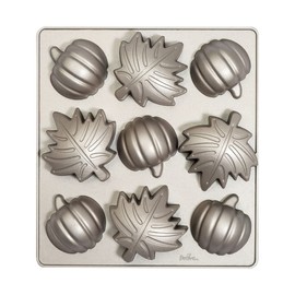 Decora 0080125 Autumn Baking Mould 25 x 23 x 4 cm 9 Cavities Die-Cast Aluminium