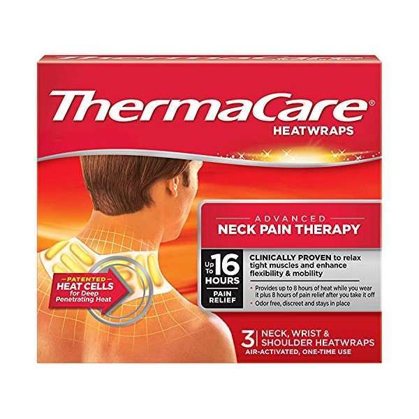 THERMACARE Heat WRAP Neck/Shoulder (3 Pack)
