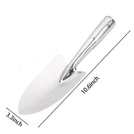 Garden Trowel Hand Shovel Stainless Steel Gardening Hand Tools for Planting Transplanting Weeding Moving Digging