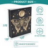 Sletend Moth Moon Printed 3-Ring Binder for School Office, 1.5