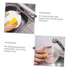 KOMBIUDA 4pcs Wood Pulp Dishwashing Sponge Heavy Duty Cellulose Scrub