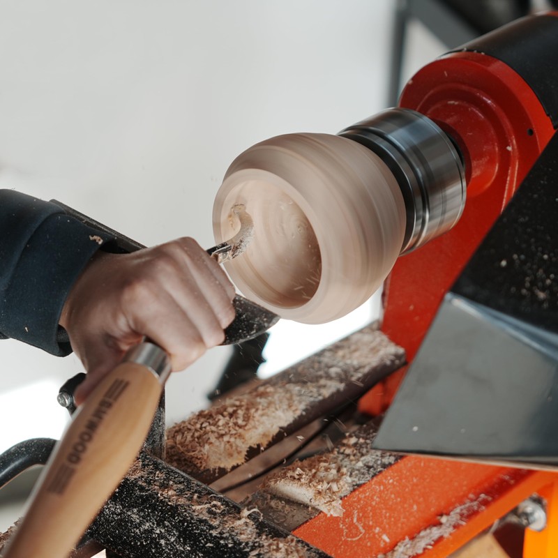 Hollowing Tool Overall length: 22 1/4" Carbide Tipped Curved for
