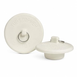 Rubber Tub Stopper, 2 Pack Bathtub Drain Plug for 1.5" Drains, Sink Plug