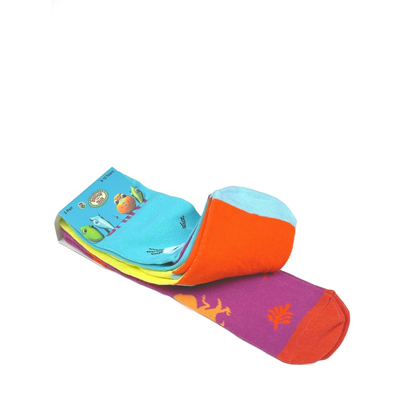Dinosaur Train Girls Fun Shiny Silly Crazy Dinosaur Kids' Socks