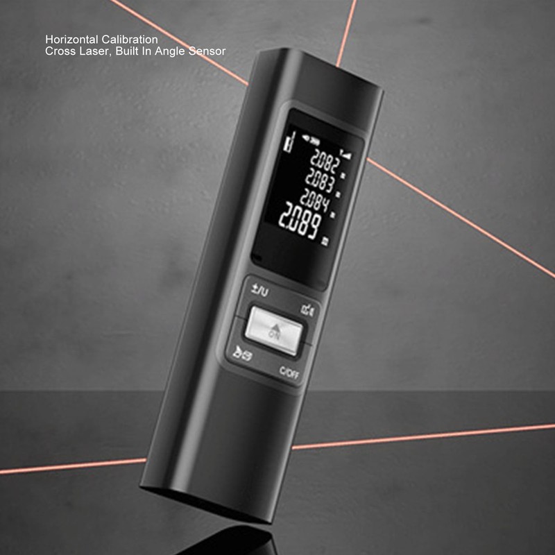 Bilateral Laser Measurement Tool Cross Lines 500mAh Battery Digital Laser