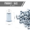 CCLIFE 60 pieces M6 rivet nuts and blind rivet nuts